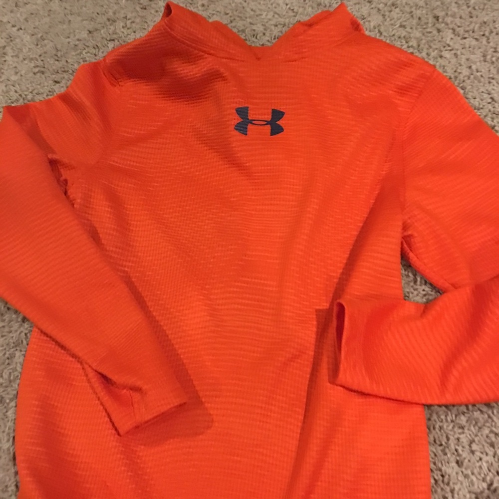 Orange long sleeve underarmour